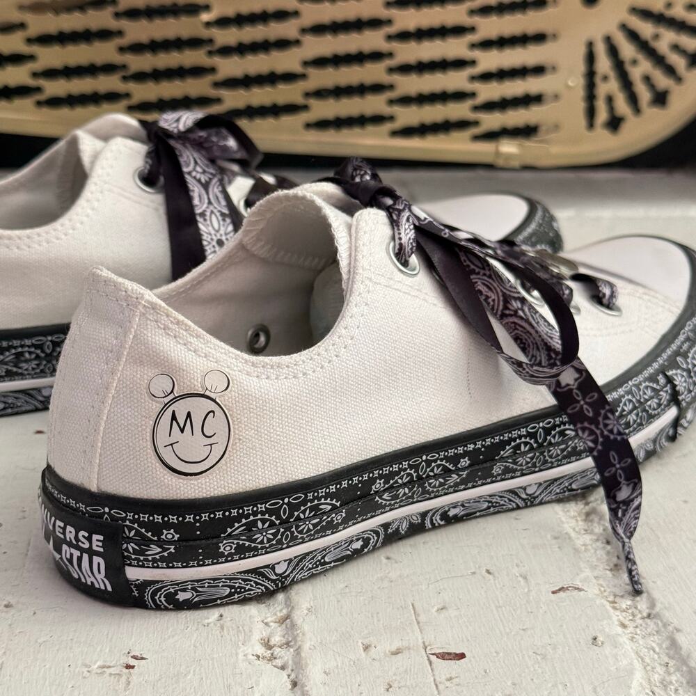 Converse X Miley Cyrus Chuck Taylor All Star Bandana paisley low top womens 6.5 - Picture 5 of 11